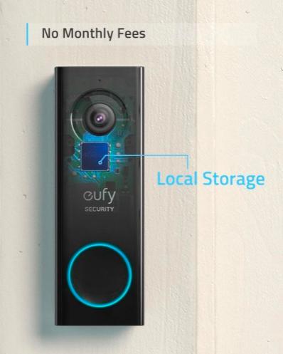 Eufy 2k Video Deurbel met Eufy Homebase 3 S380